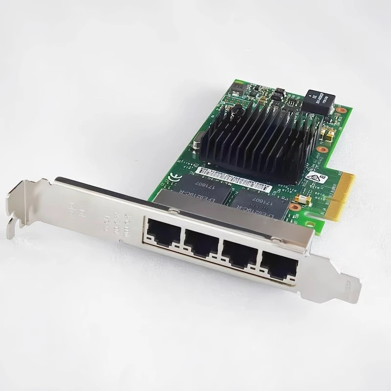 intel호환 i340 I350T4/T2 4포트 듀얼 포트 PCIEX4 서버 Synology 소프트 라우팅 기가비트 네트워크 인터페이스 카드 리퍼
