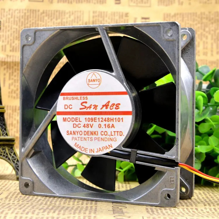 109E1248H182/H101 48V 0.15A 120x120x38MM 3개냉각팬