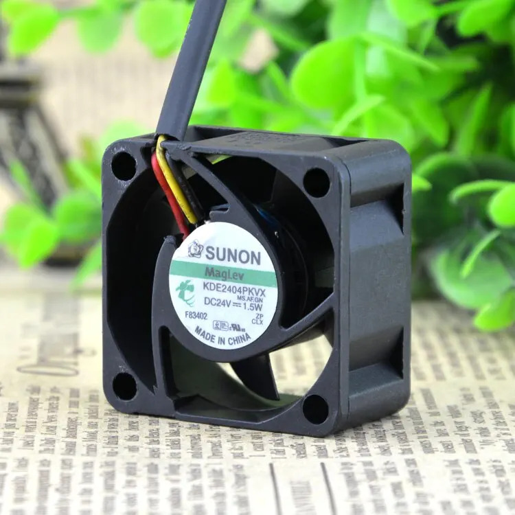 SUNON 4CM/cm 4020 24V 2.1W 3선 자기 변환기 팬 KDE2404PKVX
