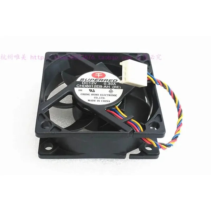 JFG SUPERRED CHD6012EB-AHRE 6020 6CM 이볼 베어링 온도 제어 무소음 냉각팬용