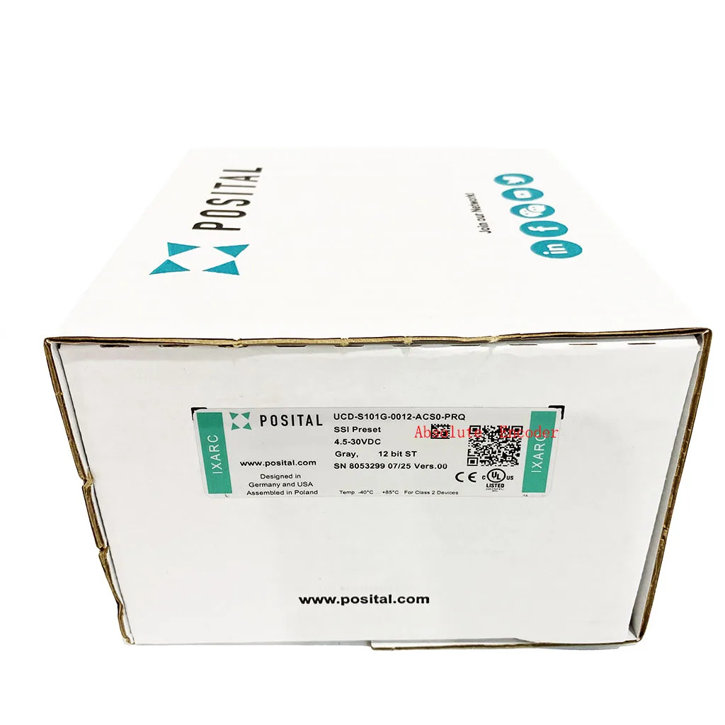 와이어 드로우 엔코더 전류 출력 풀 로프 위치 센서 측정 범위 0-1000mm-UCD-S101G-0012-ACS0-PRQ