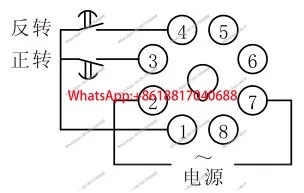 양방향 자동 컨트롤러 JZF-01B 정방향 역방향 25S 정지 5S 고정밀 AC220V