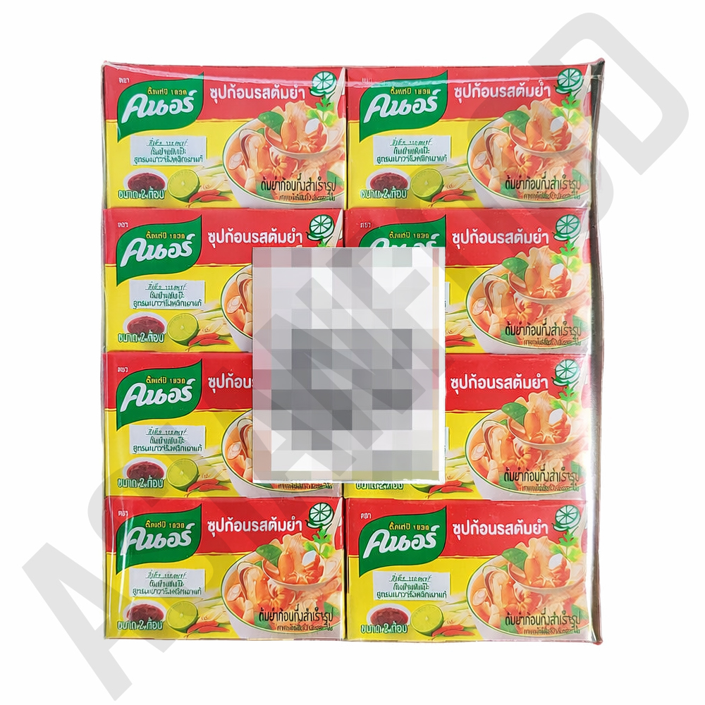 인도 베트남 태국 향신료 똠양꿍 똠얌큐브 크노르 톰얌 큐브, 24g, 24개 - 상품 이미지