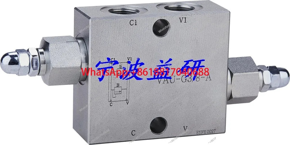 튜브형 릴리프 밸브 유압식 수동 조절식 단방향 압력 VMP-G3/8-G