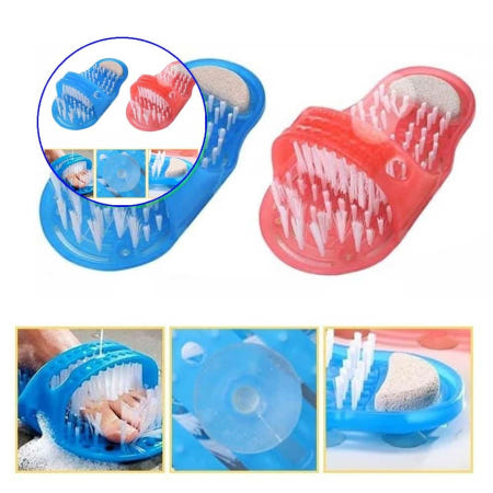 쌍문상회 발브러쉬 돌 1p 흡착판 각질제거 슬리퍼 발씻기 풋케어 발매트 솔 세척 풋워시