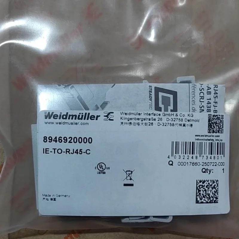 Weidmller 커넥터 IE-TO-RJ45-C 8946920000