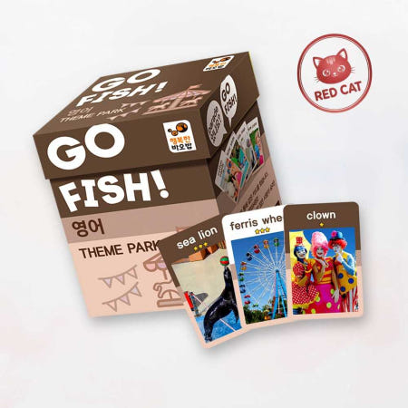 레드캣협력사 고피쉬 영어 카드게임 테마파크 영어학습 초등 주제별 교육완구