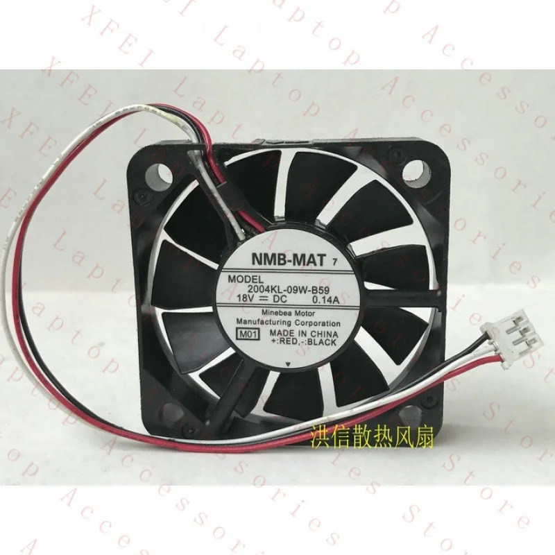C NMB-MAT 팬2004KL-09W-B59 DC18V 0.14A 5010 5cm 3선