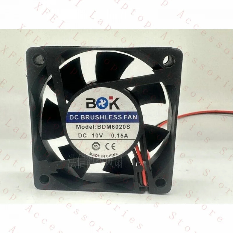 C BDK 팬BDM6020S DC10V 0.15A 2선식 냉각팬 60x60x20mm