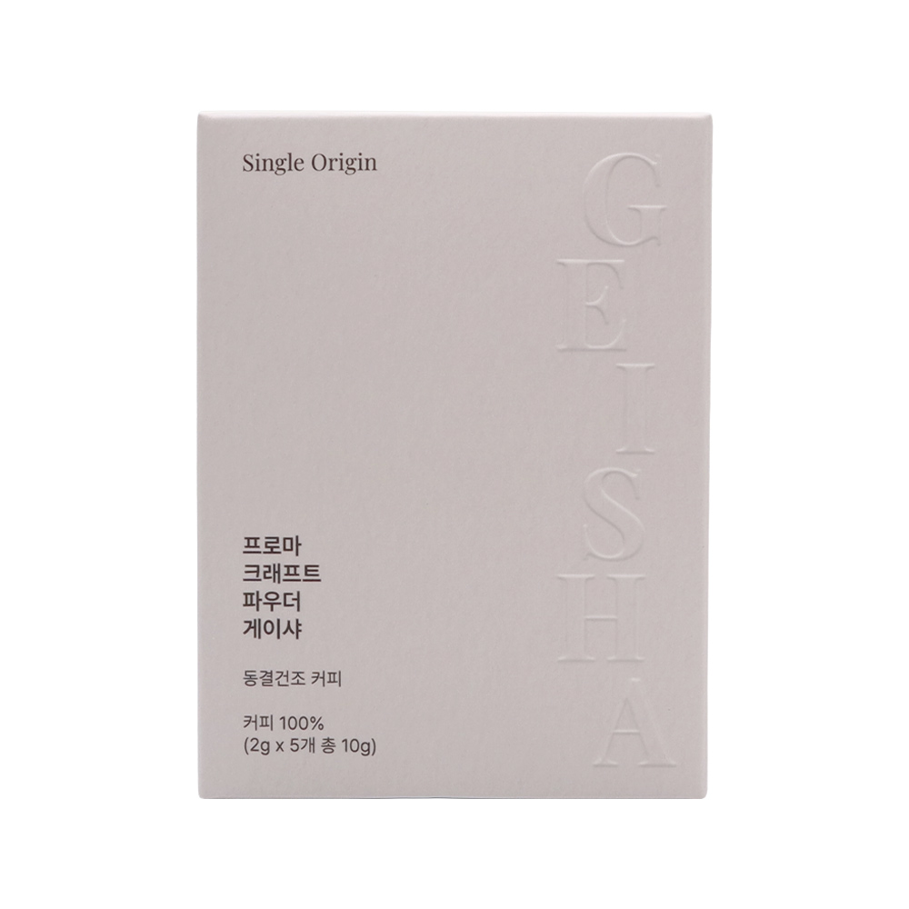 프로마커피 게이샤 크래프트 파우더 동결건조 커피 5개입 - 상세 이미지 2