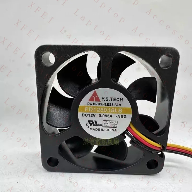 C Y.S.TECH 팬FD125015LB DC12V 0.085A 5015 50x15MM 3선 냉각팬