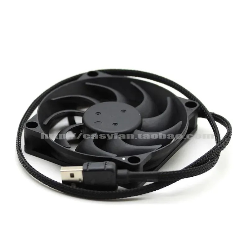 JFG 델타 AFB0712VHB 7CM 초박형 USB 5V 무소음 8CM 냉각팬