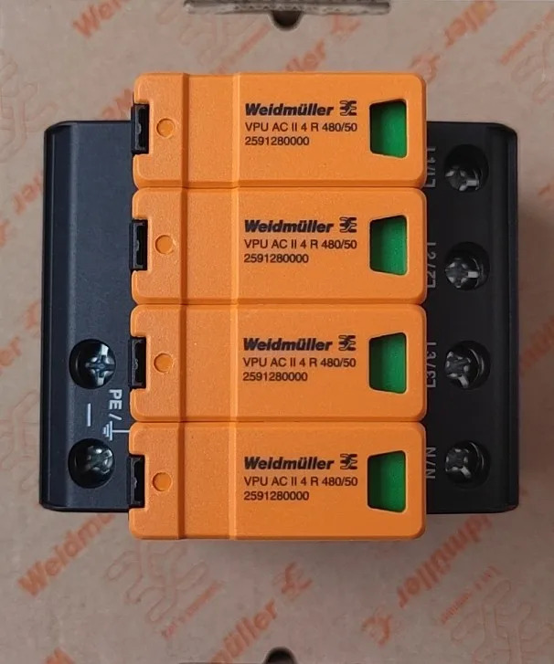오리지널 Weidmller 서지 보호기 VPU AC II 4 R 480/50 2591280000 1PCS