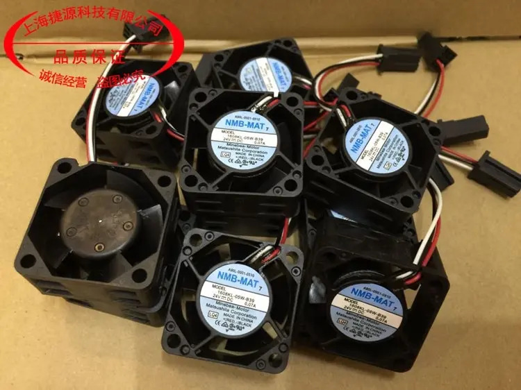 NMB 1608KL-05W-B39 24V 0.07A40 x 40x20MM 3선 감지 라인