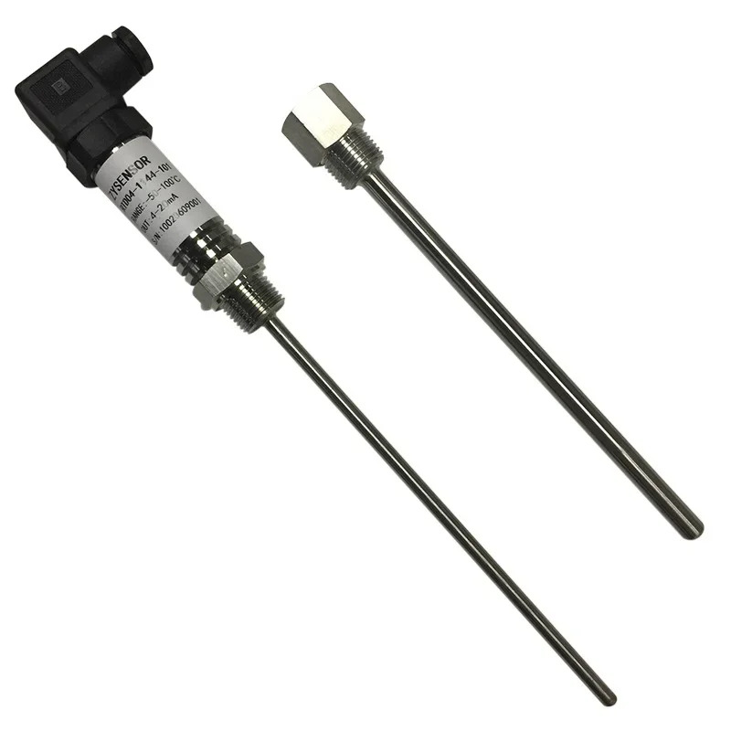 ZYSENSOR 슬리브 온도 센서 RTD04-1144-101 전류 출력 -50-100도 300MM