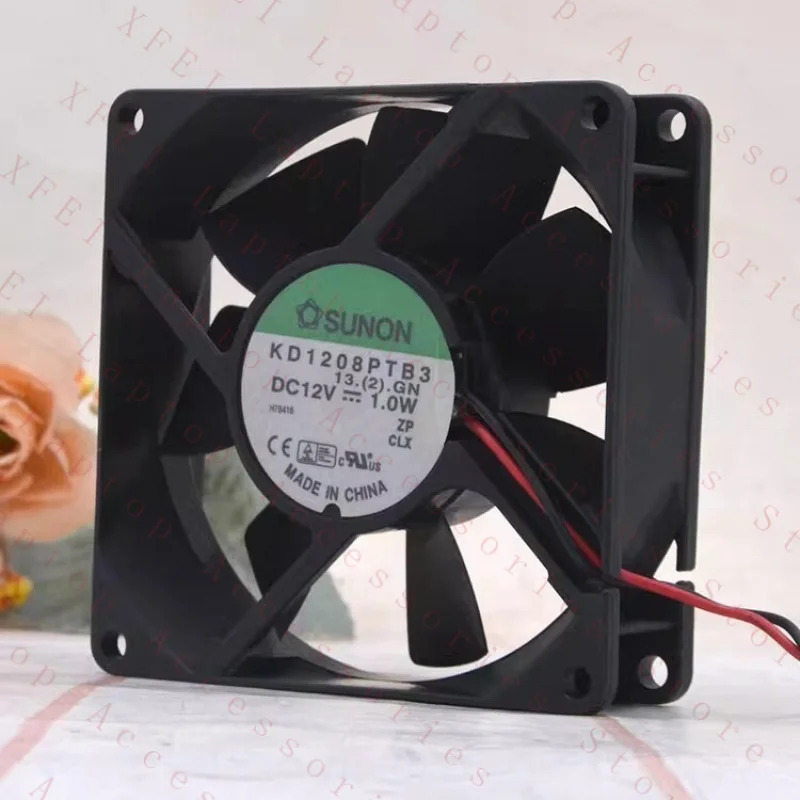 C KD1208PTB3 DC12V 1.0W 8025 8CM 2선식 냉각팬
