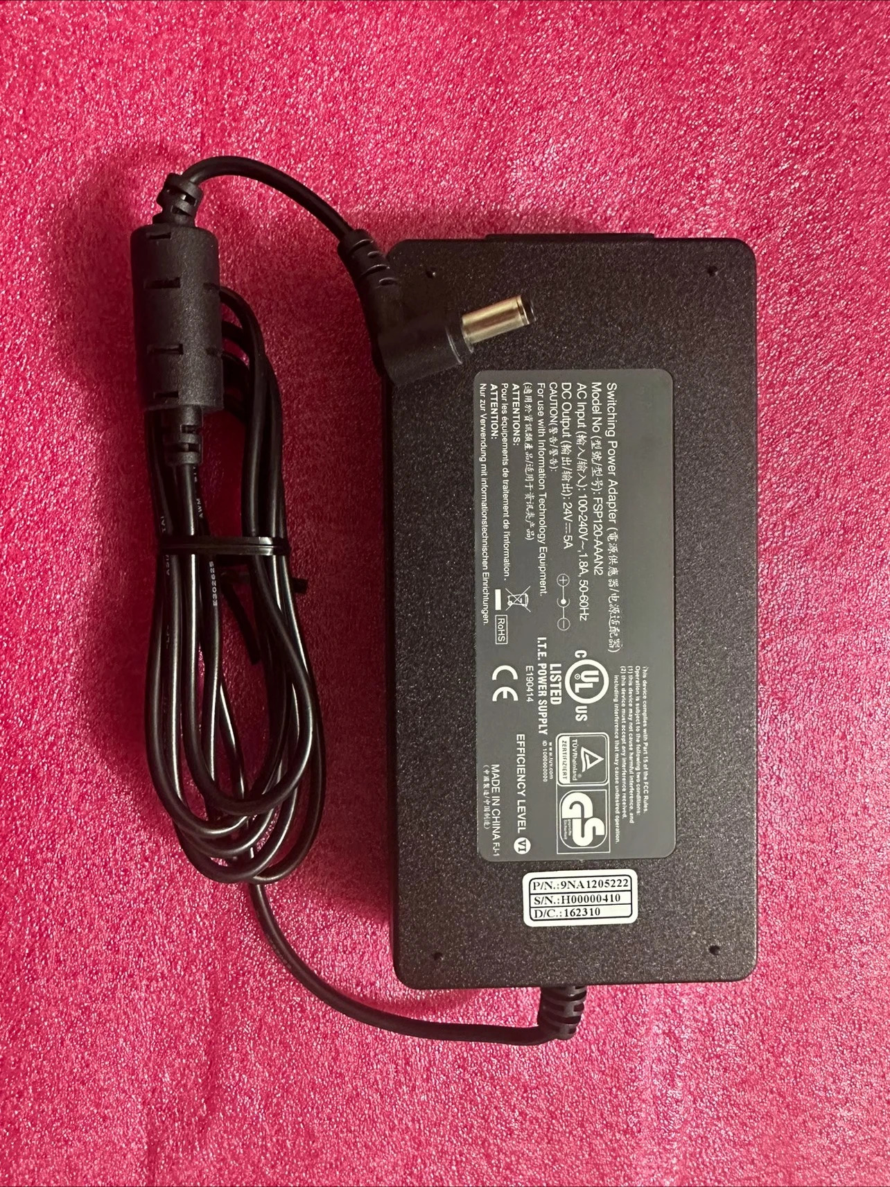 FSP 24v5A 전원 어댑터 FSP120-AAAN2 AAAN3용