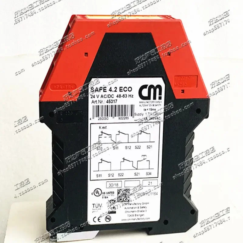 오리지널 독일 TIESE 안전 릴레이 SAFE 4.2 ECO 24VAC/DC 품목 45317