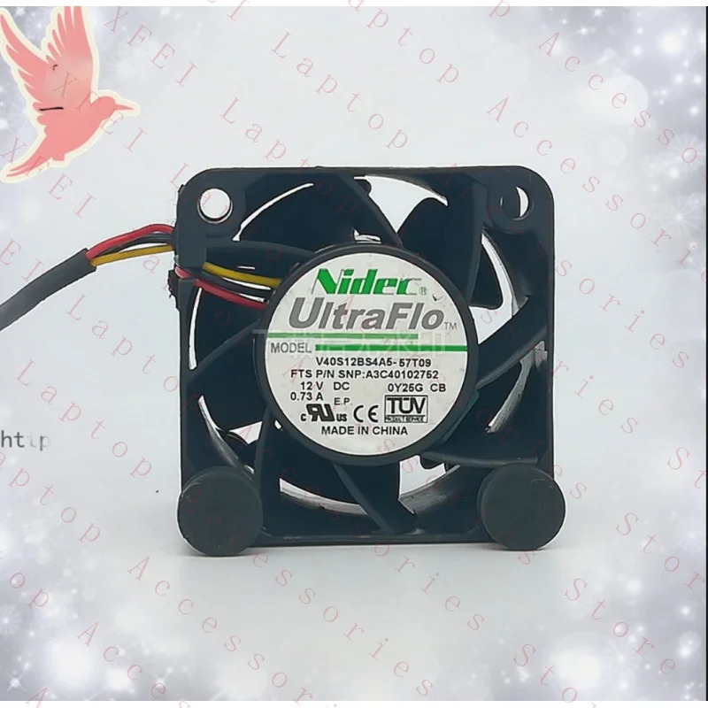 C V40S12BS4A5-57T09 A3C40102752 DC12V 0.73A 4028 4CM 4선 냉각팬