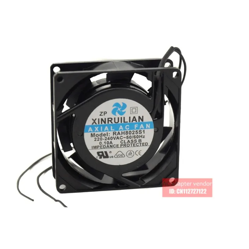 JFG 루이리안 사이언스 XINRUILIAN RAH8025S1 220/240V 0.10A 8025 알루미늄프레임 냉각팬