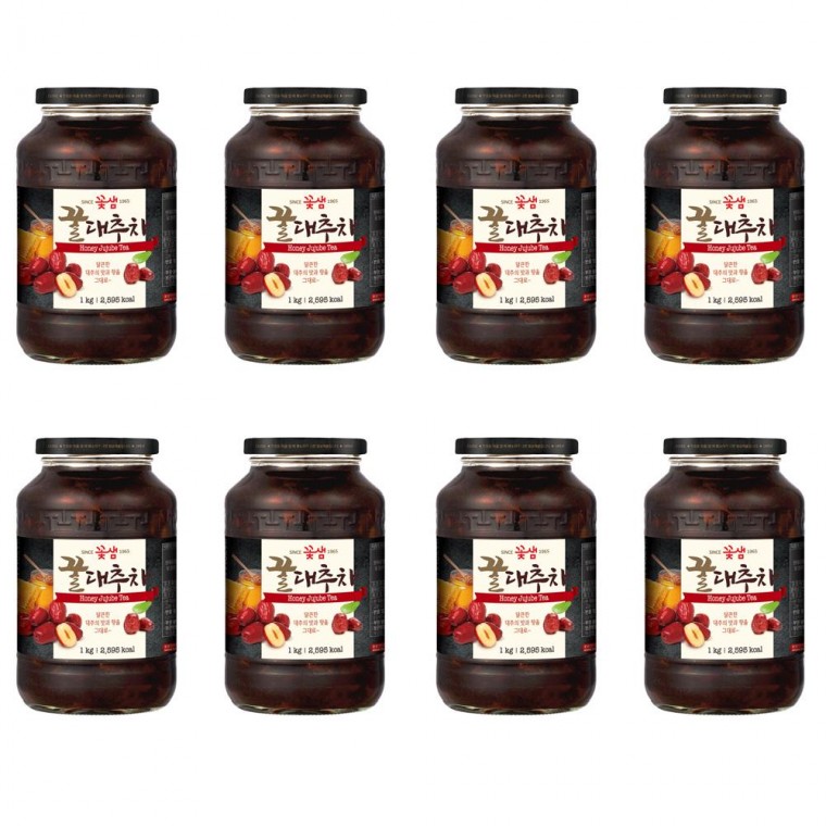 꽃샘 꿀대추차 1kg 8개 - 상품 이미지