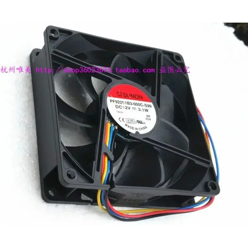 JFG for SUNON PF92251B3-000C-S99 9025 9225 9CM 4PIN 더블 볼 베어링 PWM 12V 3.1W 냉각팬