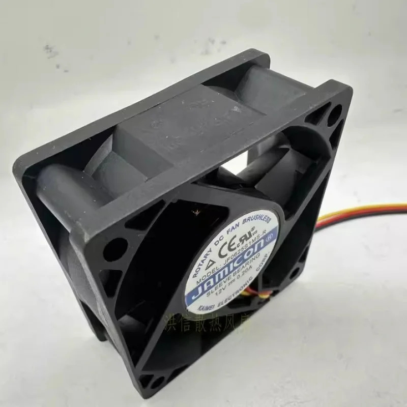 C JCON 팬JF0625S1MS-R DC12V 0.20A 6025 60x25MM 3선 냉각팬
