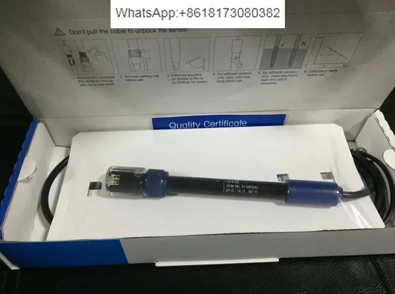 LE438 전극 pH 측정기 복합 산도 FE20 FE28 프로브