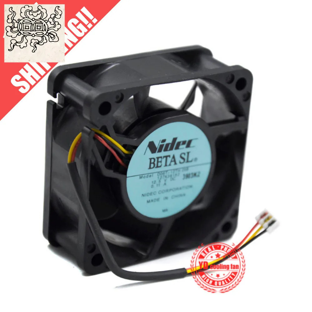 JFG 니덱 D06T-12TH 25B 6025 12V 0.1A 6CM 저소음 냉각팬