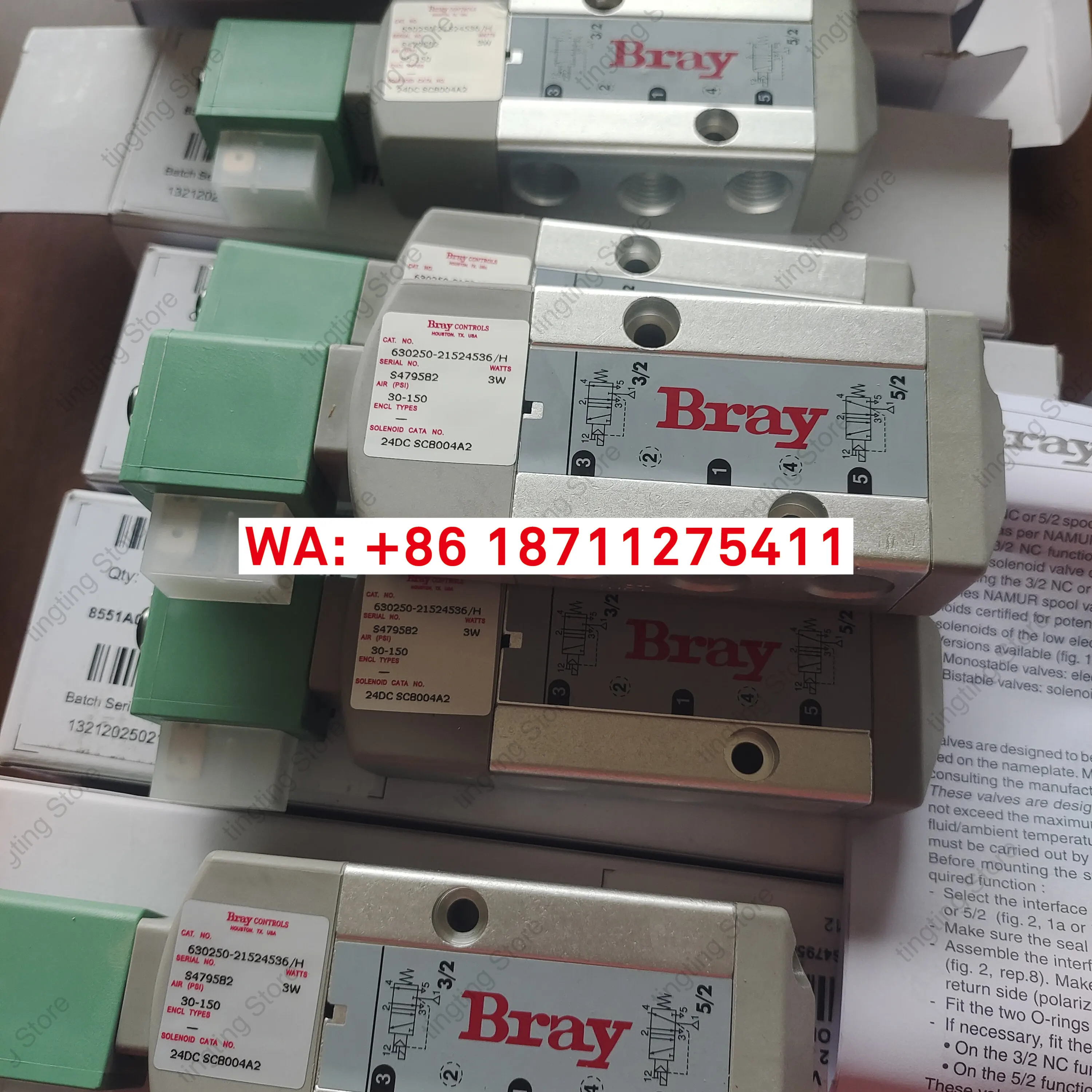 브레이 밸브 솔레노이드 630250-21524536/H 새