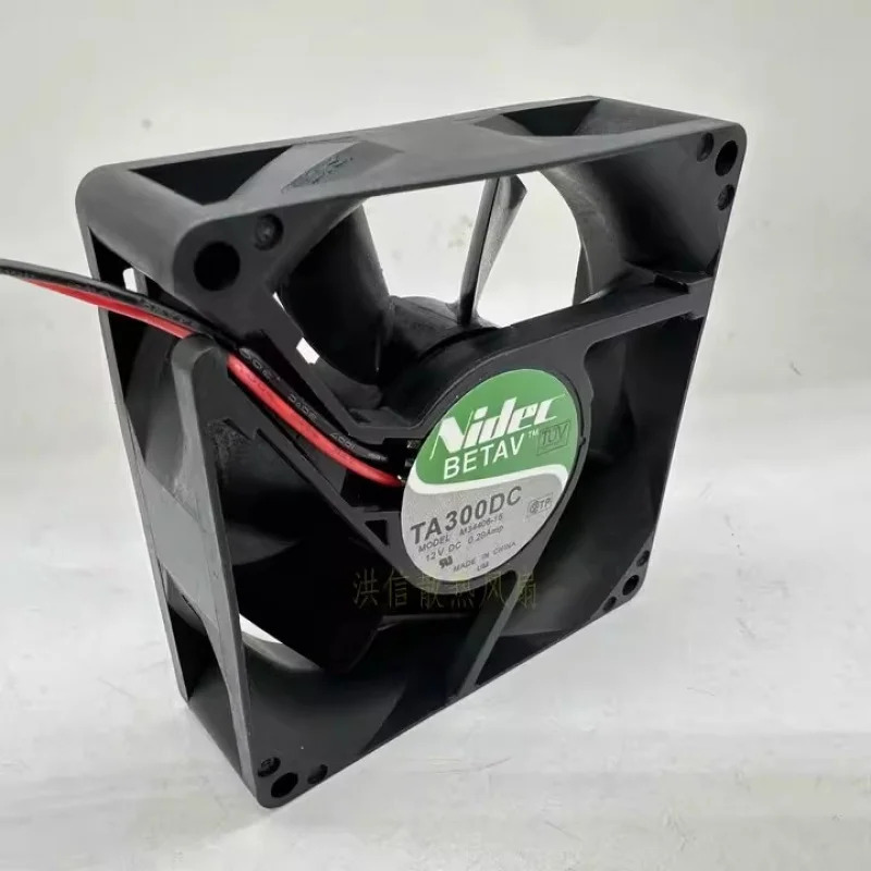 C Nidec 팬TA300DC M34406-16 DC12V 0.29A 8025 80x25MM 2선 냉각팬