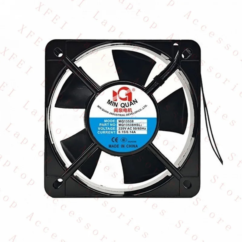 F 1개. FOR MIN QUAN MQ13538HSL2 냉각팬 13538 220VAC 0.15/0.14A 13.5CM 2Pin