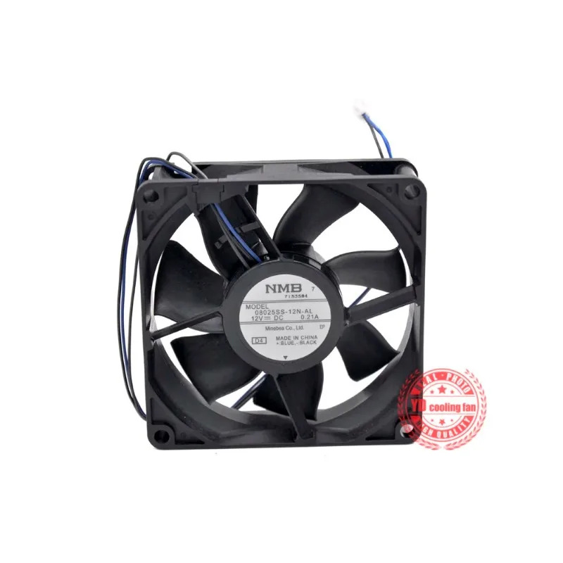 JFG NMB-MAT Minebea 08025SS-12N-AL 12V 0.21A 8025 8CM 프로젝터 냉각팬