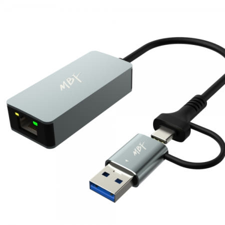 엠비에프 엠비에프 USB 듀얼 USB3.0 & C TYPE 5G 랜카드 MB689