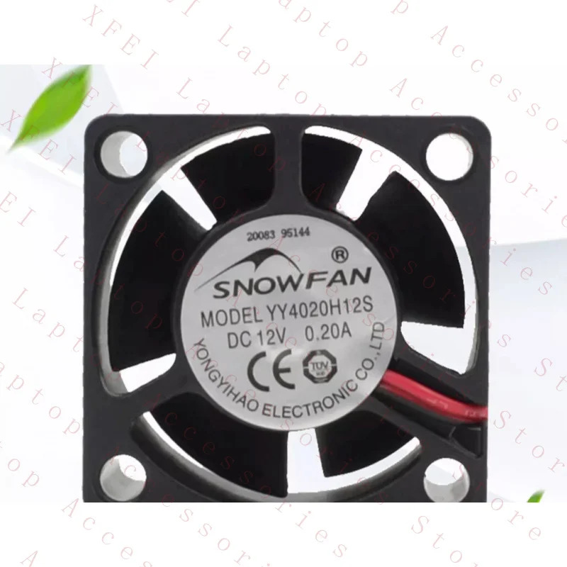 F FOR SNOWFAN YY4020H12S DC12V 0.20A 4CM 2선식 냉각팬  E10