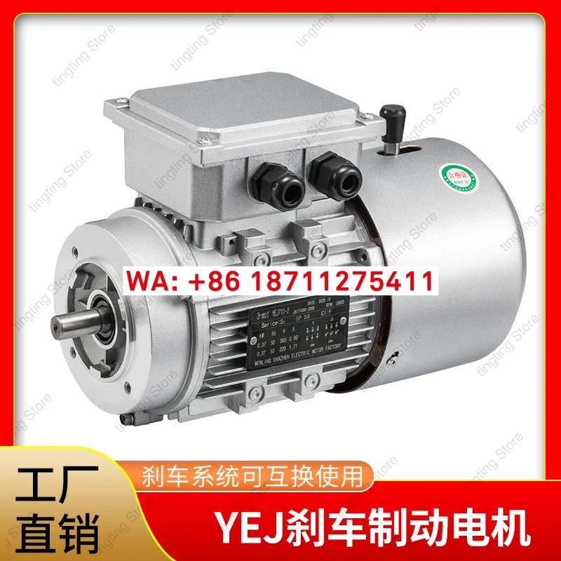 YEJ7124/370W 시리즈 전자기 브레이크 3 380v 비동기 모터 수직