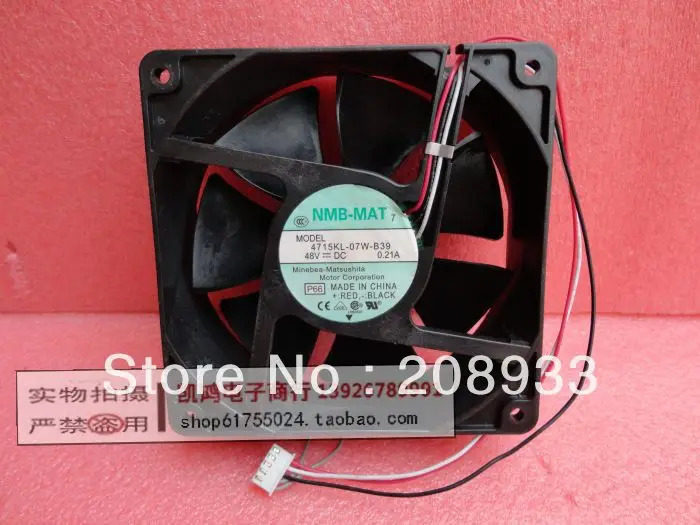 NMB-MAT 4715KL-07W-B39 48V 0.21A 12038 12CM 서버팬