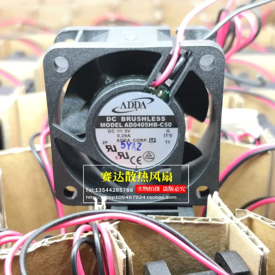 JFG For ADDA 4020 5V 0.29A AD0405HB-C50 이볼 베어링 냉각팬 40x40x20mm