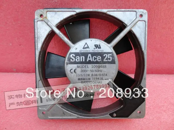 12CM 1109S488 200V 13.5W 산업인버터 팬