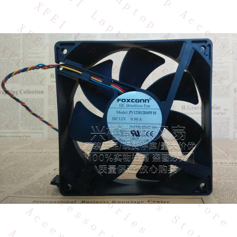 C FOXCONN 12CM 12V 0.90A PV123812DSPF 01 4핀 PWM 냉각팬용