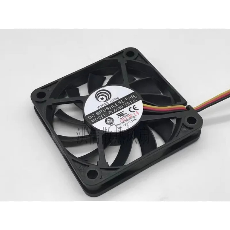 C POWER LOGIC 팬6010 PLA06010S12L 12V 0.11A 6CM 3와이어