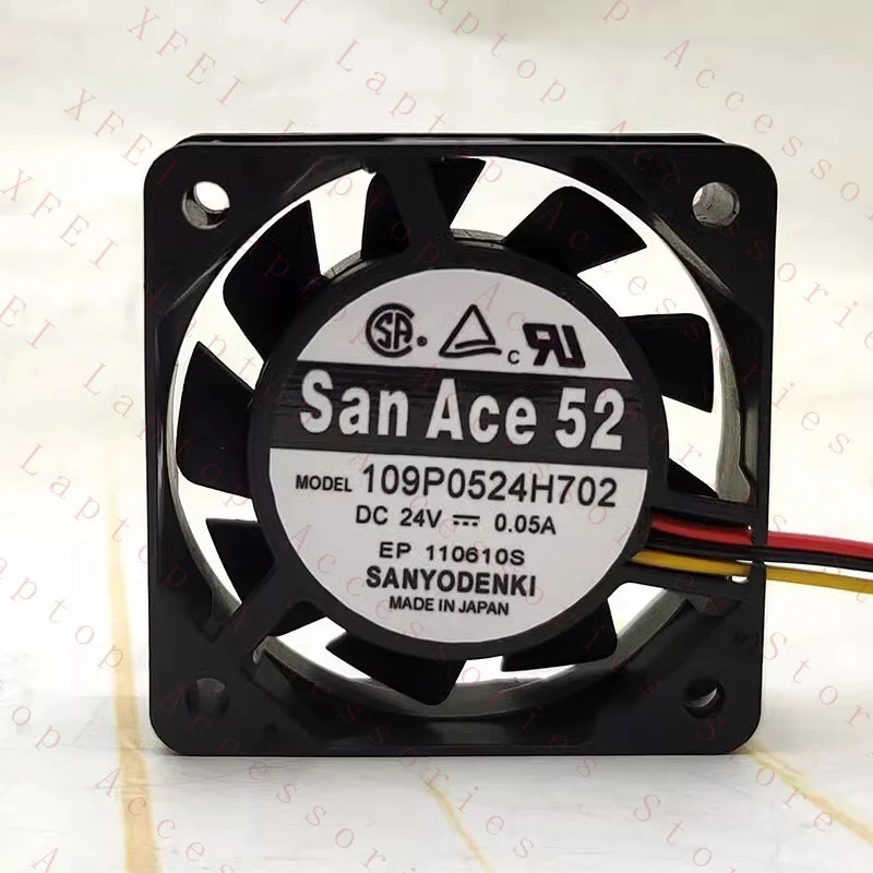 C 109P0524H702 DC24V 0.05A 52x52x15MM 인버터 냉각팬