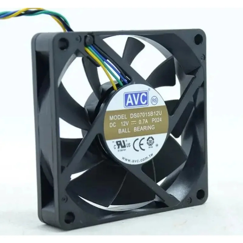 JFG C 7015 7CM 4PIN 이볼 베어링 DS07015B12U 12V 0.70A 냉각팬