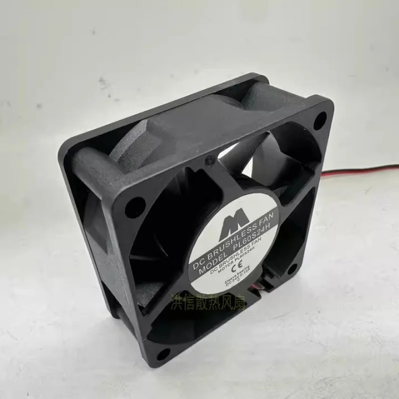 C YM FOR M 팬 PL60S24H DC24V 0.12A 6025 60x25MM 2선 냉각팬