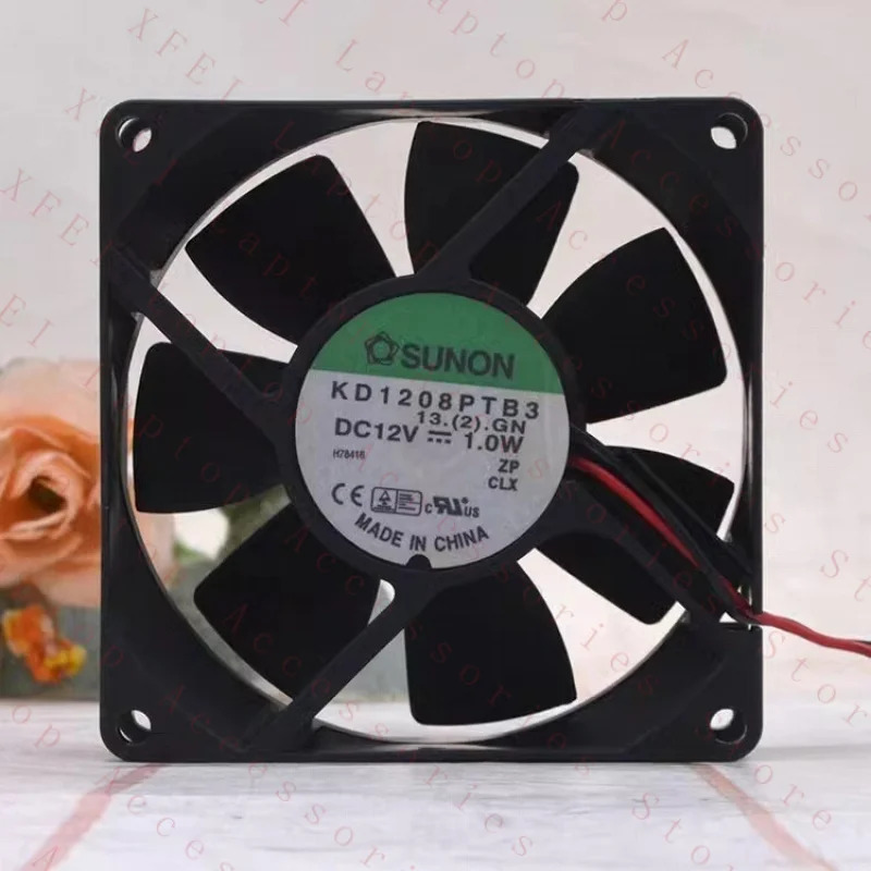 C KD1208PTB3 DC12V 1.0W 8025 8CM 2선식 냉각팬