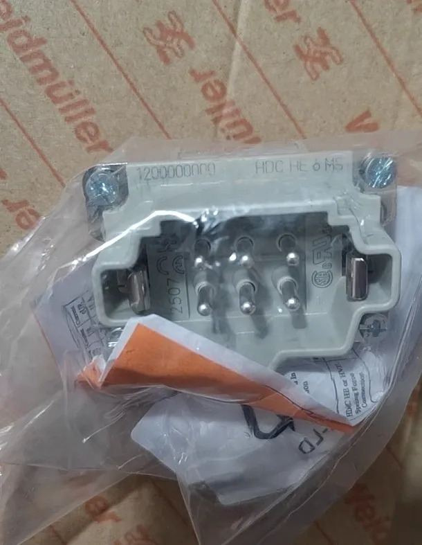 오리지널 Weidmller 헤비듀티 커넥터 HDC HE 6MS 1200000000 2PCS