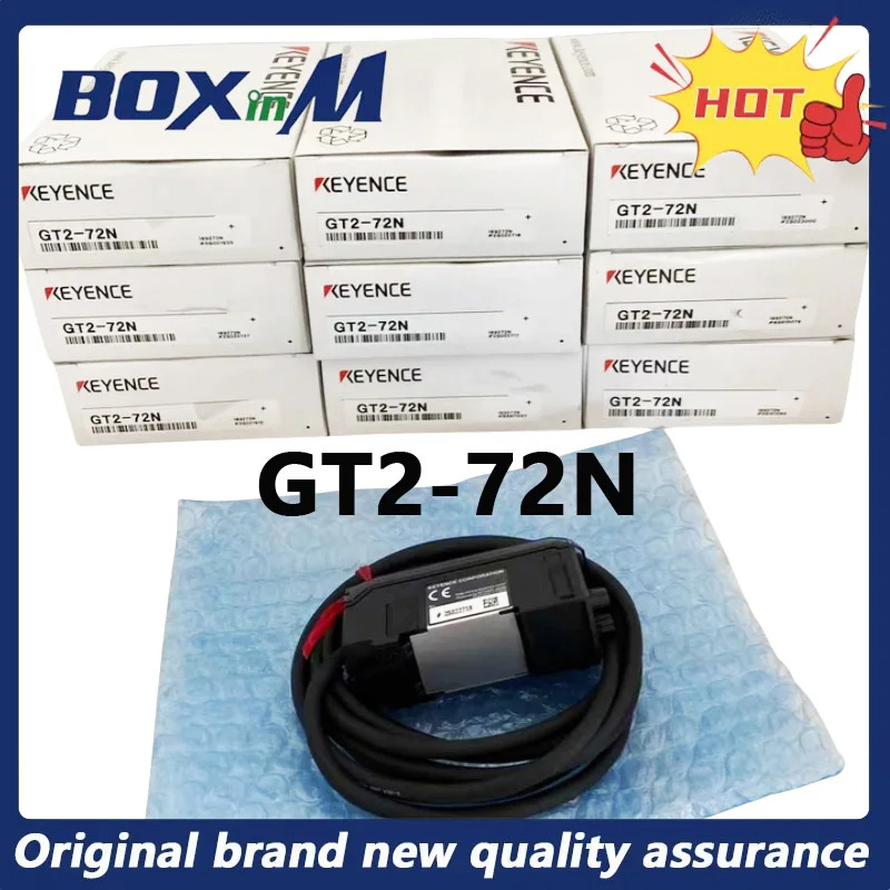 KEYENCE 2-72N 고정밀 접촉식 디지털 센서 증폭기 유닛 DIN 레일 타입 NPN