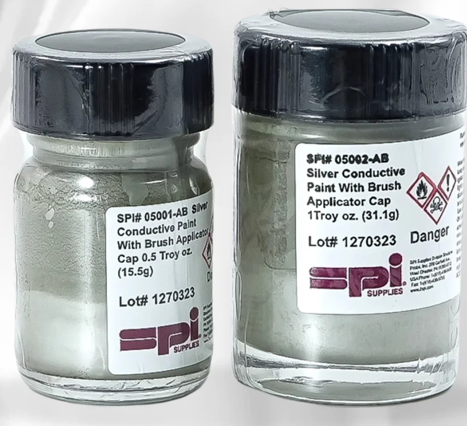 FOR SPI Supplies 05001-AB SEM EDS 샘플 장착 전기 연결 고진공 응용 은 전도성 에폭시