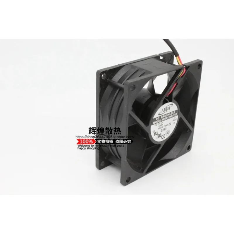 JFG For ADDA AD0812XB-Y52 8032 12V 0.52A 8CM 고풍량 냉각팬