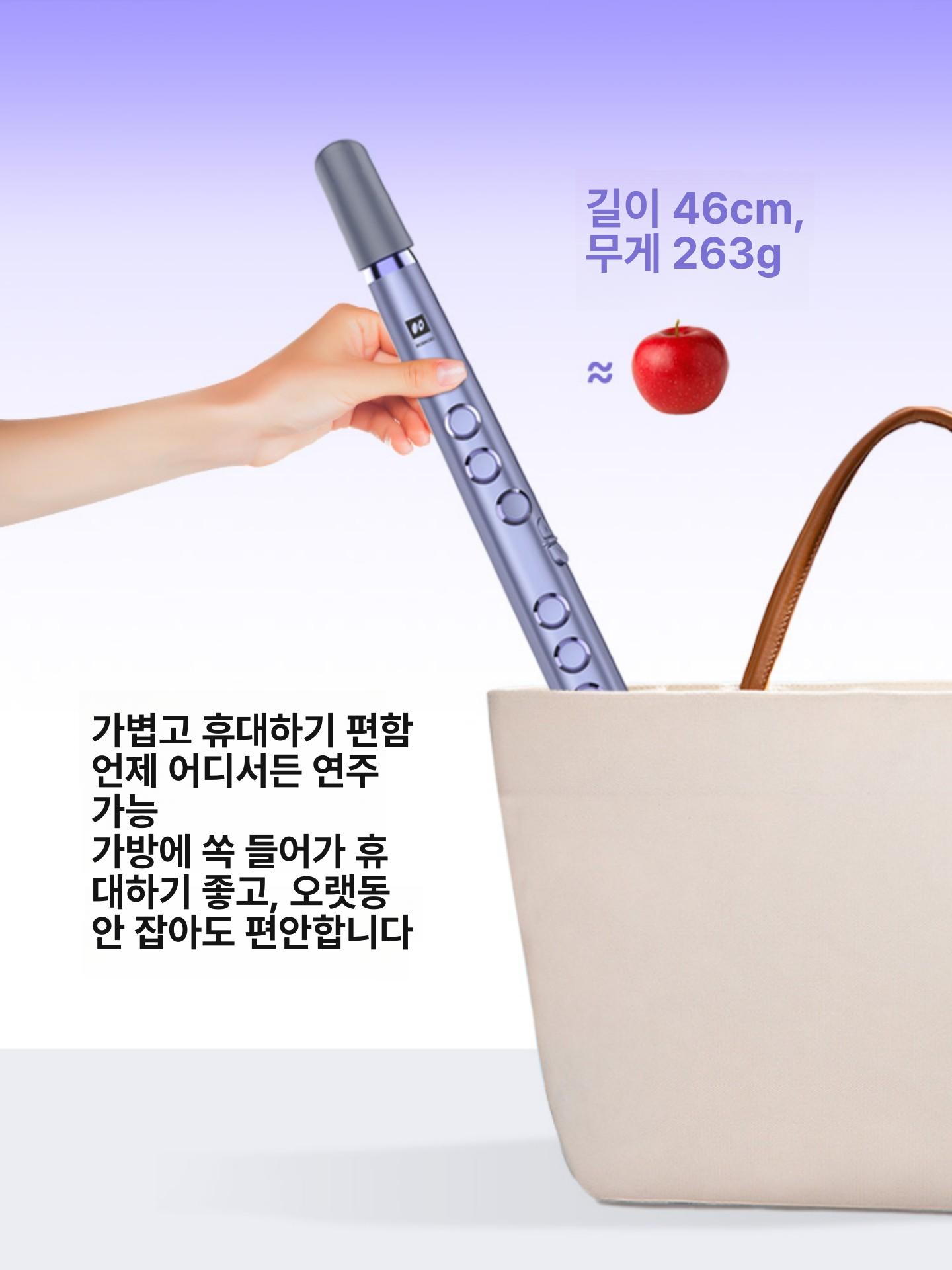 악기 에어로폰 클라리미니 목관 패키지 골드 액세서리 블랙골드 대형 스피커 - 상세 이미지 5
